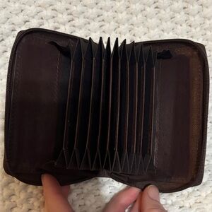 Elegant Dark Brown Leather Wallet